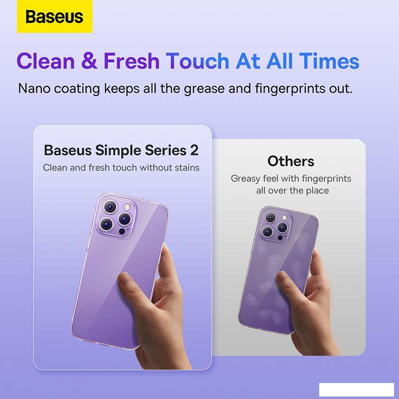 Чехол для телефона Baseus Simple Series 2 Protective Case iPhone 14 Plus (прозрачный)
