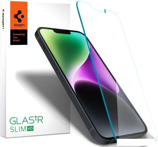 Защитное стекло Spigen Glas.TR Slim iPhone 13/13 Pro AGL03391