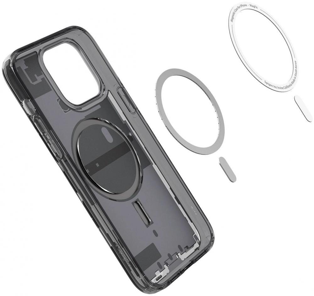 Чехол для телефона Spigen Ultra Hybrid Zero One (MagFit) для iPhone 14 Pro Max ACS05539 (темно-серый)