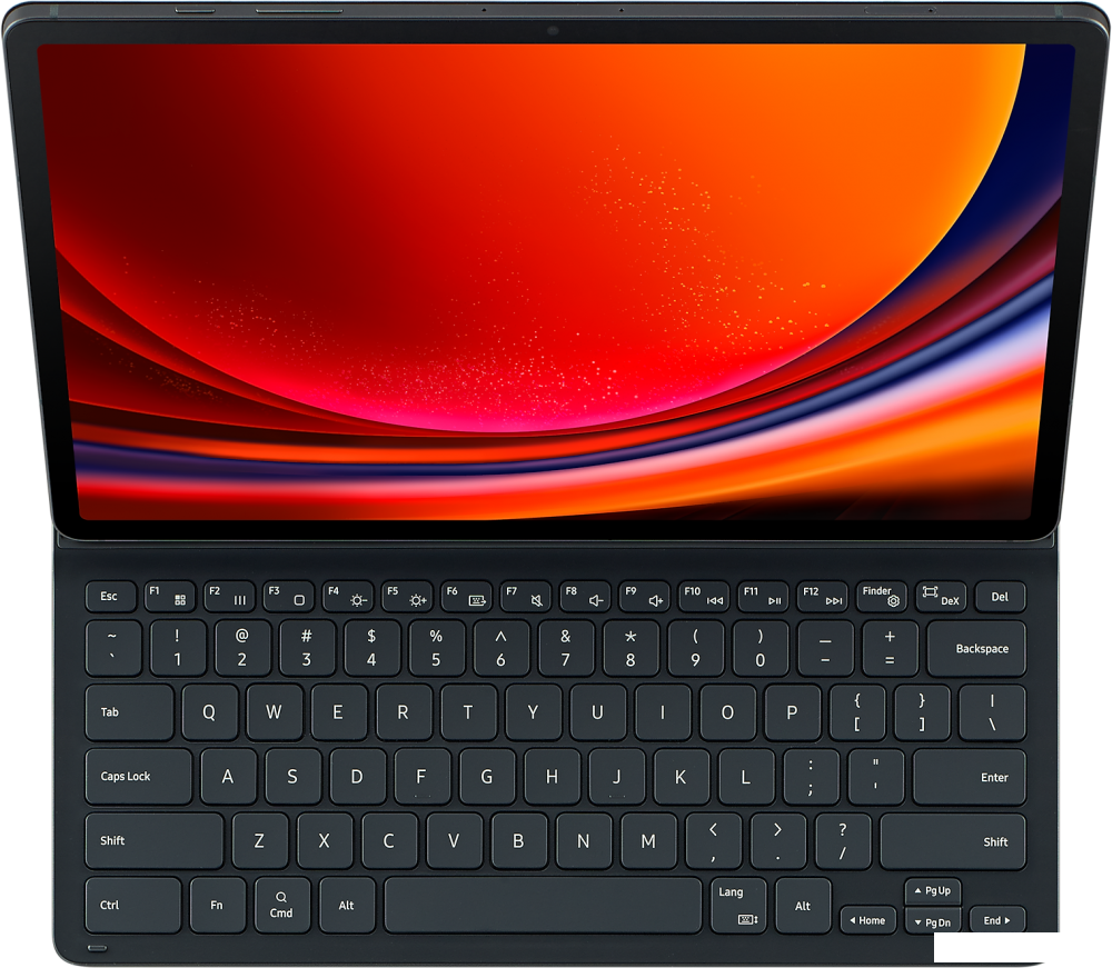 Чехол для планшета Samsung Book Cover Keyboard Slim Tab S9+ (черный)