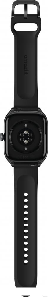 Умные часы Amazfit GTS 4 (черный, с черным ремешком из фторэластомера)