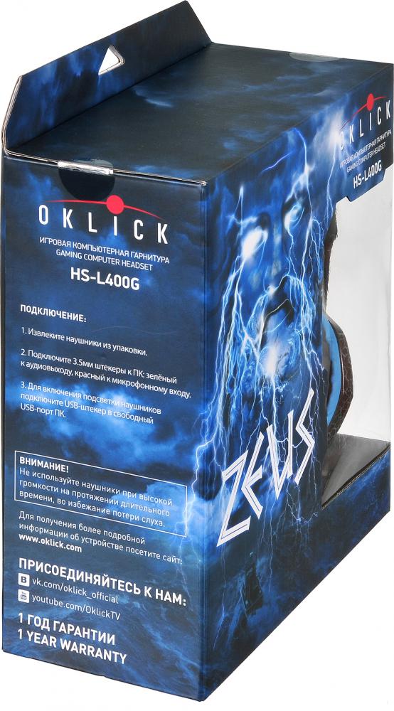 Наушники Oklick HS-L400G Zeus