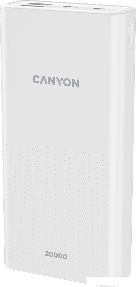 Внешний аккумулятор Canyon PB-2001 20000mAh (белый)