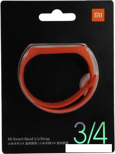 Ремешок Xiaomi для Mi Band 3/4 (оранжевый)