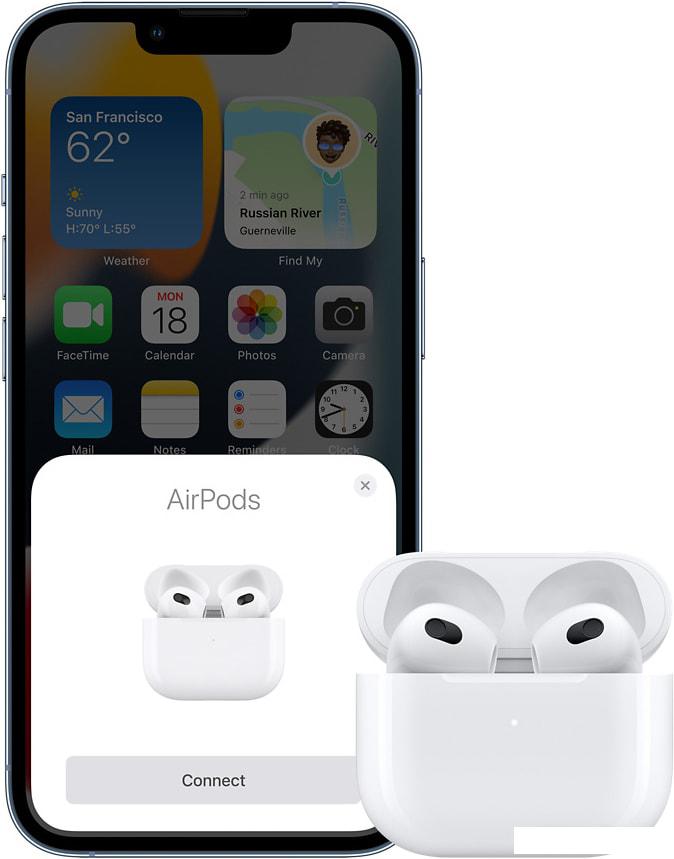 Наушники Apple AirPods 3 (с поддержкой MagSafe)